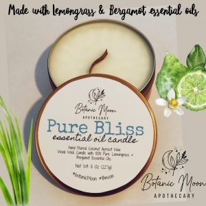 Pure Bliss Essential Oil Candle